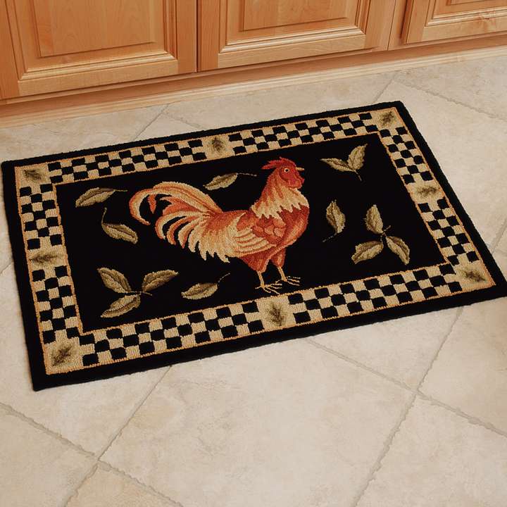 Rooster rugs rooster rugs for kitchen KJTQNGP