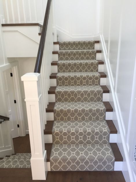 How to use stair rugs on stairs