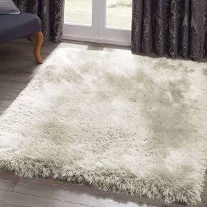 shaggy rugs send to a friend : jewel shaggy rug in ivory NIEQTTV