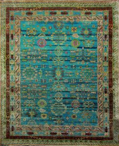 silk rugs rugsville blue sari silk rug 30012 8x10 QXPDVQB