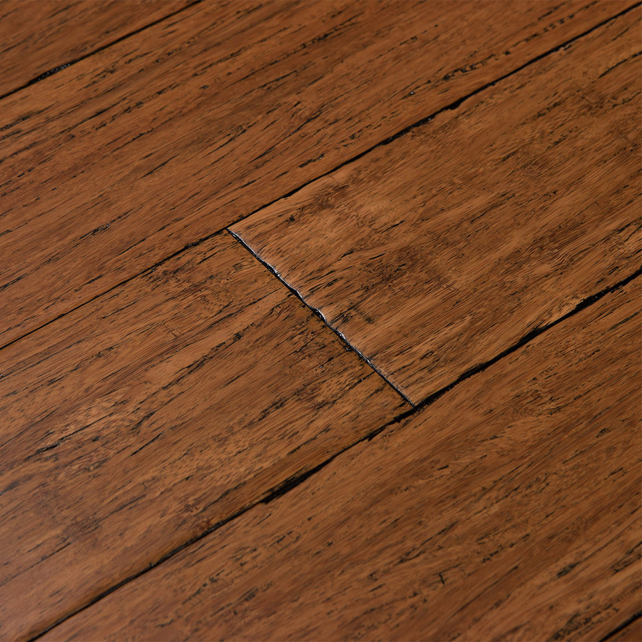 solid hardwood flooring display product reviews for fossilized 3.75-in antique java bamboo solid  hardwood flooring GTVVZAA