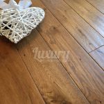 solid oak wood flooring 125mm golden brushed and oiled hand scraped solid european oak wood flooring, UYZVIPY