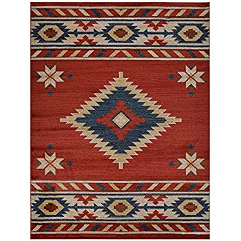 southwestern rugs nevita collection southwestern native american design area rug rugs  geometric (orange (terra) HOKBQIC
