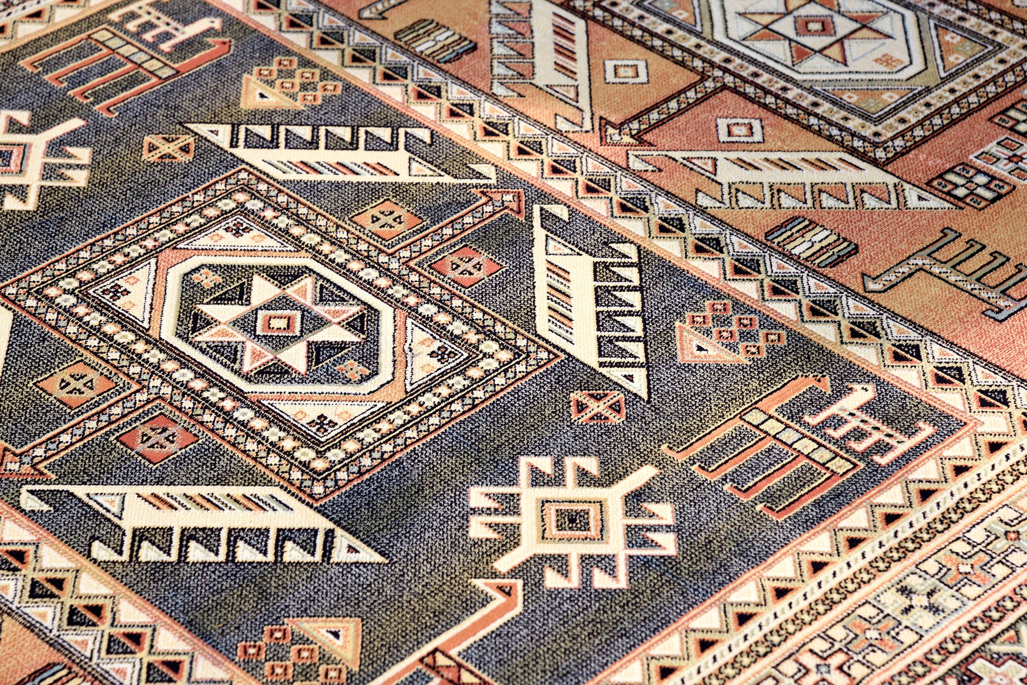 southwestern rugs southwest santa fe new mexico copper colored rug VDXMVGW