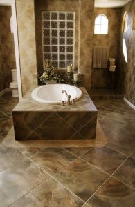 stylish bathroom floor bathroom stylish bathroom design with natural brown wall and floor OMPVXTU