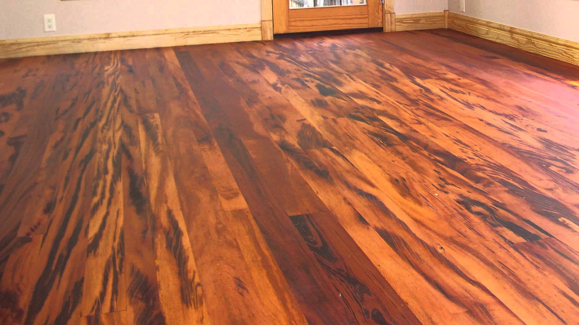 tiger wood flooring tiger wood hardwood flooring - youtube EFHDOWX