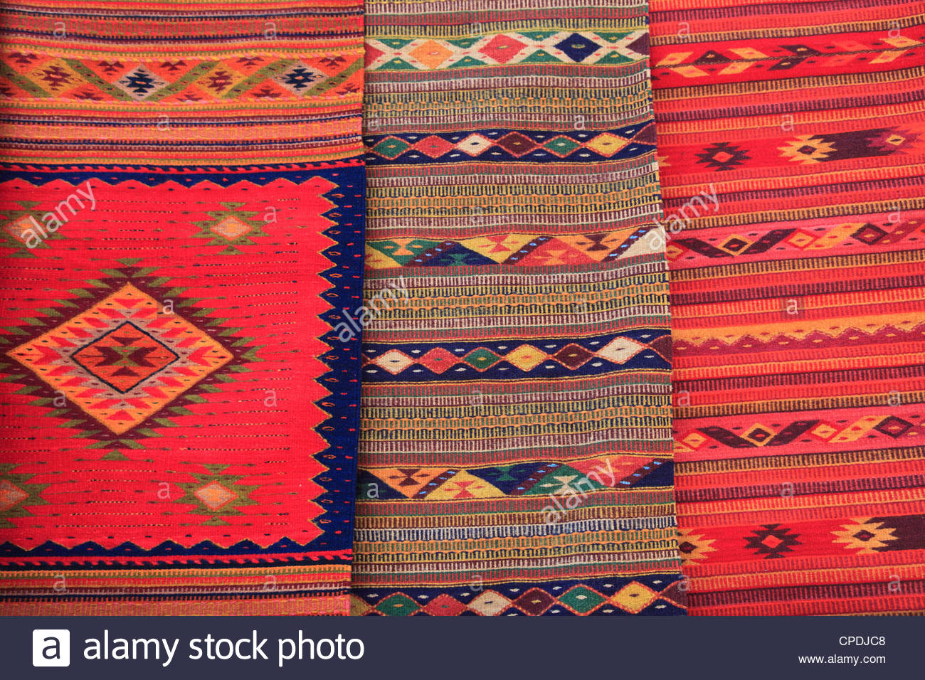 traditional hand woven rugs, oaxaca city, oaxaca, mexico, north america BIKMORH