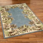 tropical area rugs paradise border rectangle rug blue shadow BYJBQWL