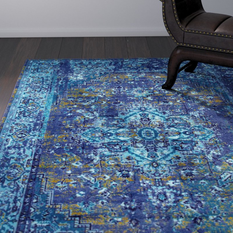What to do and not to do when buying a blue area rug