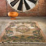 unique rugs neutral undyed vintage rugs MIQJZOR