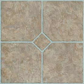 vinyl floor tile style selections chatsworth 12-in x 12-in mosaic peel-and-stick QWJHRPD