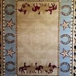 western rugs western country southwest rustic cowboy horse star lodge area rugs carpets PNLMBPA