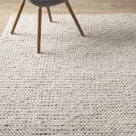 white area rugs arviso hand-woven wool white area rug MROMCWX