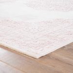 white area rugs maison rouge edith medallion pink/ white area rug - 5u0027 x 7u00276 JTVDUHQ