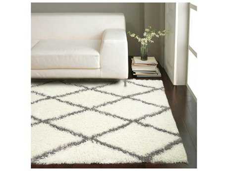 white area rugs nuloom bobo shag white u0026 grey rectangular area rug IKGXJSS