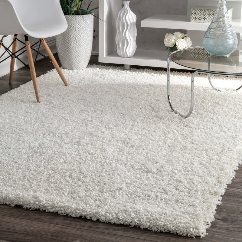 white carpet welford white shag area rug DCFWJLA