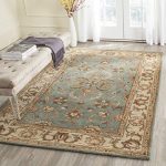 wool area rugs safavieh heritage collection hg811b handcrafted traditional oriental blue  and beige wool area ALVECOS