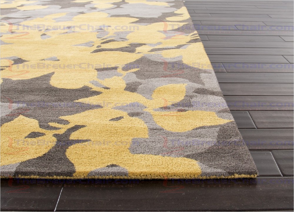 Yellow area rug: a stylish rug in modern era”