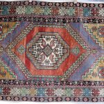 za-196 vintage turkish rug (3u0027 7 BEFZNJW