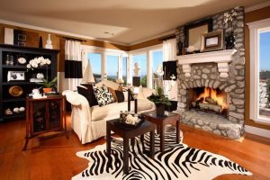 zebra print rug in living room zebra rugs. casual living room ... AAPJKNR