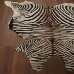 zebra print rugs lux zebra-print hairhide rug, 6u0027 x 7u0027 WGHWEIV