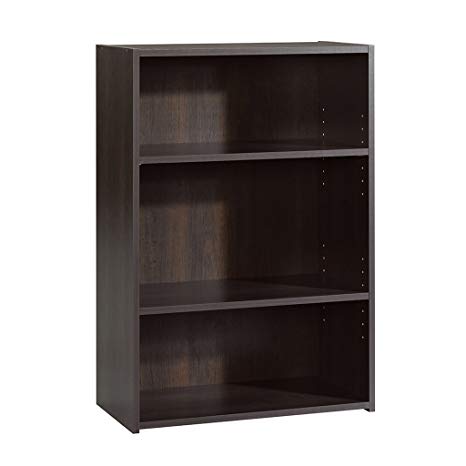Amazon.com: Sauder Beginnings 3-Shelf Bookcase in Cinnamon Cherry