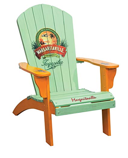 Amazon.com : Margaritaville Outdoor Patio Wood Adirondack Chair