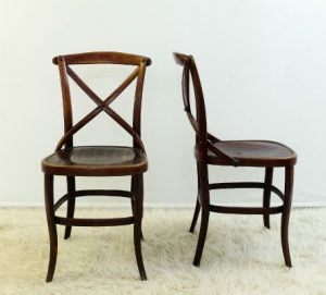 Antique Chairs by Jacob & Josef Kohn for Thonet, Set of 2 for sale