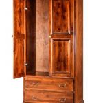 Forest Designs Traditional Antique Wardrobe: 36W X 72H X 21D w/ Two
