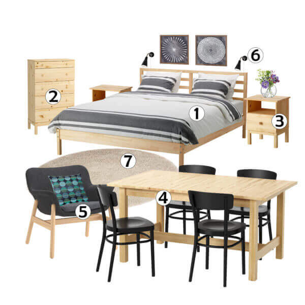 Latest apartment furniture sets to select