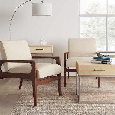 Peoria Wood Arm Chair Tan - Project 62™ : Target