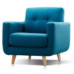 Coast scandi style teal armchair