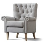 charcoal-tufted-back- channel- armchair-eastwood