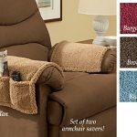 Armchair Covers With Pockets - Set Of 2 Brown - Walmart.com