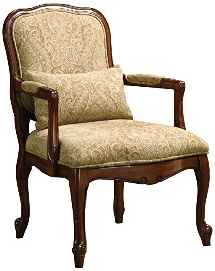 Amazon.com: Furniture of America Vanderberge English Style Armchair