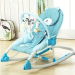 Maribel Hand actuated baby rocking chair portable folding chaise