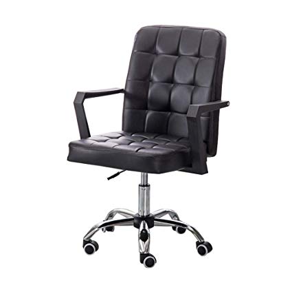 Amazon.com: MMLI-Chairs Mid Back Support Office Chair Steel Feet