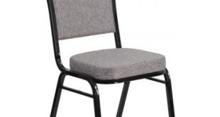 Buy EvenStable Crown Back Stacking Banquet Chairs with Black Frame
