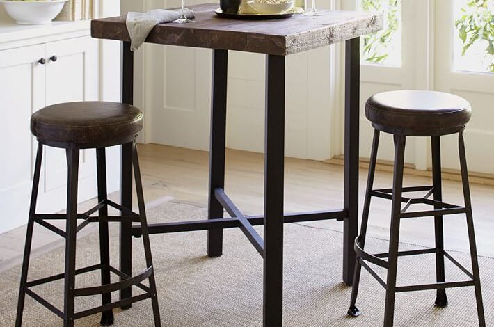Griffin Reclaimed Wood Bar-Height Table | Pottery Barn