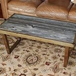 Amazon.com: The Barnwood Furniture Co. Authentic Barn Wood & Steel U