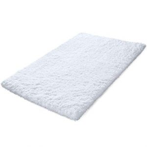 Amazon.com: KMAT 32x47 Inch Large Luxury White Bath Mat Soft Shaggy