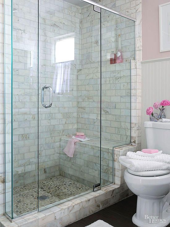 Absolutely Stunning Walk-In Showers for Small Baths | Makeover Ideas