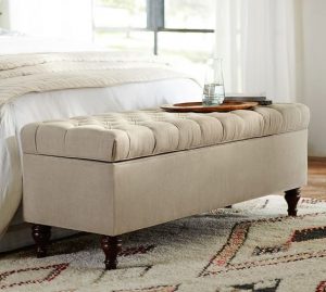 Bedroom Benches, End of Bed Seating & Storage Benches | Pottery Barn