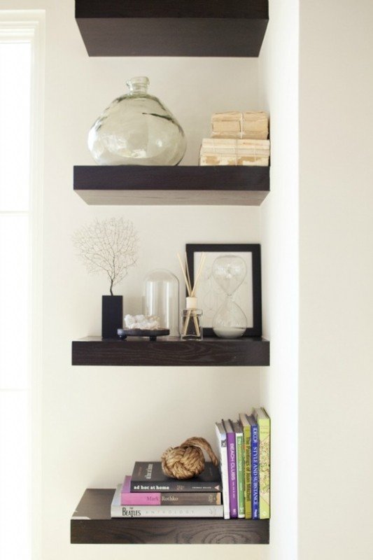 Stay organized with Bedroom shelves