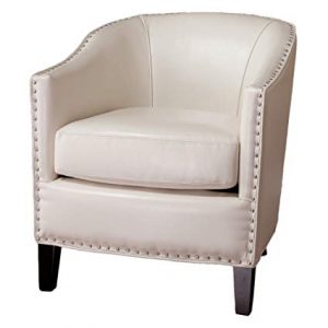 Amazon.com: Best Selling Studded Club Chair, White: Kitchen & Dining