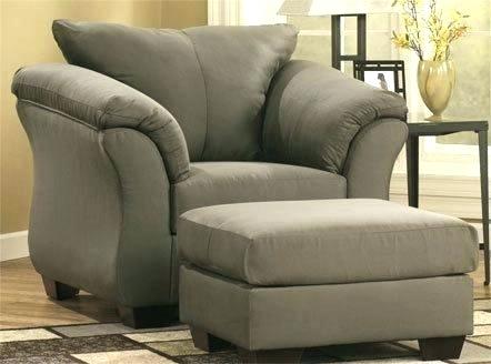 Big Chair With Ottoman Large Overstuffed Magnificent Great And