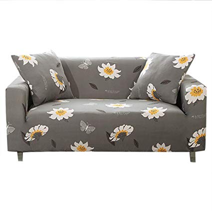 Amazon.com: FORCHEER Printed Couch Cover Stretch Three Seat Sofa