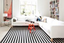 Tip Of The Week: Black and White Striped Rugs | Décor Aid