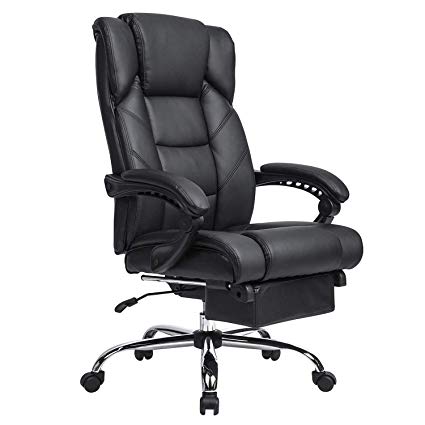 Amazon.com : KADIRYA Reclining Leather Office Chair - High Back