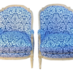 Vintage & Used Blue and White Accent Chairs for Sale | Chairish